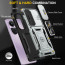 Vaku ® Oppo Reno10 5G Aegis Armor Slide Camera Protection Magnetic Ring Holder Kickstand Back Cover