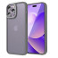 Vaku Luxos ® Apple iPhone 14 / 14 Plus / 14 Pro / 14 Pro Max Translucent Matte Armor Series Slim Protective Metal Camera Case Back Cover [ Only Back Cover ]