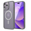 Vaku Luxos ® Apple iPhone 14 / 14 Plus / 14 Pro / 14 Pro Max Translucent MagPro Armor Series Slim Protective Metal Camera Case Back Cover [ Only Back Cover ]