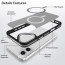 Vaku Luxos ® Apple iPhone 16 Plus Elemento MagPro Drop Protection Shockproof Certified Mag-Safe Guard Corner Frosted Back Cover