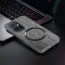 Vaku ® Vivo Y75 5G Diamond Plume Pattern Magnetic Magsafe Matte Soft-Touch Texture Back Cover