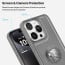 Vaku ® Apple iPhone 15 Pro Max Regal Shield Metal Lion Engraved Leather Protective Back Cover
