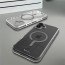 eller santé ® Apple iPhone 16 Plus Vortex Magpro Gel Cushion Slim Fit Shockproof Certified Mag-Safe Crystal Clear Camera Metal Ring Back Cover