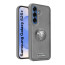 Vaku ® Samsung Galaxy S25 Plus Regal Shield Metal Lion Engraved Leather Protective Back Cover