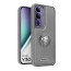 Vaku ® Vivo Y300 5G Regal Shield Metal Lion Engraved Leather Protective Back Cover