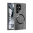 Vaku ® Samsung Galaxy S24 Ultra Diamond Plume Pattern Magnetic Magsafe Matte Soft-Touch Texture Back Cover