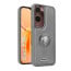 Vaku ® Vivo Y18 Regal Shield Metal Lion Engraved Leather Protective Back Cover