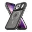 Vaku Luxos ® Apple iPhone 17 Pro Avlon Magpro Translucent Scratch Resistant Military-Grade Case With Metal Camera Ring Shockproof Protective Back Cover