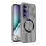 Vaku ® Vivo Y300 5G Diamond Plume Pattern Magnetic Magsafe Matte Soft-Touch Texture Back Cover