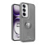 Vaku ® Oppo Reno12 5G Regal Shield Metal Lion Engraved Leather Protective Back Cover
