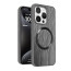 Vaku ® Apple iPhone 15 Pro Diamond Plume Pattern Magnetic Magsafe Matte Soft-Touch Texture Back Cover