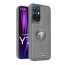 Vaku ® Vivo Y75 5G Regal Shield Metal Lion Engraved Leather Protective Back Cover