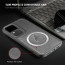 Vaku ® Vivo V30 5G Astrid Luxury PU Leather Electroplated Magnetic Magsafe Shockproof Bumper Protective Back Cover