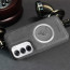 Vaku ® Oppo Reno12 5G Astrid Luxury PU Leather Electroplated Magnetic Magsafe Shockproof Bumper Protective Back Cover