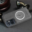 Vaku ® Vivo Y75 5G Astrid Luxury PU Leather Electroplated Magnetic Magsafe Shockproof Bumper Protective Back Cover