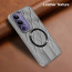 Vaku ® Vivo Y300 5G Diamond Plume Pattern Magnetic Magsafe Matte Soft-Touch Texture Back Cover