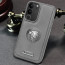 Vaku ® Vivo V29 5G Regal Shield Metal Lion Engraved Leather Protective Back Cover