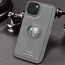 Vaku ® Apple iPhone 15 Regal Shield Metal Lion Engraved Leather Protective Back Cover