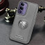 Vaku ® Vivo Y300 5G Regal Shield Metal Lion Engraved Leather Protective Back Cover
