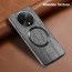 Vaku ® Oppo F27 Pro Plus 5G Diamond Plume Pattern Magnetic Magsafe Matte Soft-Touch Texture Back Cover