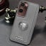 Vaku ® Vivo Y18 Regal Shield Metal Lion Engraved Leather Protective Back Cover