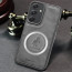 Vaku ® Samsung Galaxy A54 5G Astrid Luxury PU Leather Electroplated Magnetic Magsafe Shockproof Bumper Protective Back Cover