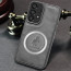 Vaku ® Samsung Galaxy A33 5G Astrid Luxury PU Leather Electroplated Magnetic Magsafe Shockproof Bumper Protective Back Cover