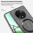 Vaku ® Oppo F27 Pro Plus 5G Diamond Plume Pattern Magnetic Magsafe Matte Soft-Touch Texture Back Cover