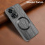 Vaku ® Oneplus Nord 2T Diamond Plume Pattern Magnetic Magsafe Matte Soft-Touch Texture Back Cover