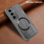 Vaku ® Samsung Galaxy S24 Diamond Plume Pattern Magnetic Magsafe Matte Soft-Touch Texture Back Cover