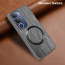Vaku ® Vivo Y29 5G Diamond Plume Pattern Magnetic Magsafe Matte Soft-Touch Texture Back Cover
