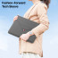 Vaku Luxos ® URBANMATE MacBook & Laptop Sleeve 13/14 Inch Vegan Leather Ultra-Thin Protection Sleeve With Built-in Stand