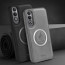 Vaku ® OnePlus Nord CE4 Astrid Luxury PU Leather Electroplated Magnetic Magsafe Shockproof Bumper Protective Back Cover