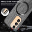 Vaku ® Vivo Y200e 5G Diamond Plume Pattern Magnetic Magsafe Matte Soft-Touch Texture Back Cover