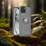 Vaku ® Apple iPhone 15 Regal Shield Metal Lion Engraved Leather Protective Back Cover