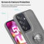 Vaku ® Samsung Galaxy F15 5G Regal Shield Metal Lion Engraved Leather Protective Back Cover