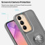 Vaku ® Vivo Y200e 5G Regal Shield Metal Lion Engraved Leather Protective Back Cover
