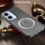 Vaku ® Vivo V29e 5G Astrid Luxury PU Leather Electroplated Magnetic Magsafe Shockproof Bumper Protective Back Cover