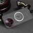 Vaku ® Vivo V30e 5G Astrid Luxury PU Leather Electroplated Magnetic Magsafe Shockproof Bumper Protective Back Cover