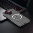 Vaku ® Vivo V30e 5G Astrid Luxury PU Leather Electroplated Magnetic Magsafe Shockproof Bumper Protective Back Cover