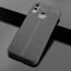 Vaku ® Xiaomi Redmi Note 7 / Note 7 Pro Auto Focus Leather Stitched Edition Soft Silicone 4 Frames plus ultra-thin case transparent cover