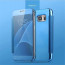 Vaku ® Samsung Galaxy J7 Pro Mate Smart Awakening Mirror Folio Metal Electroplated PC Flip Cover