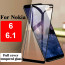 Dr. Vaku ® Nokia 6.1 5D Curved Edge Ultra-Strong Ultra-Clear Full Screen Tempered Glass Black