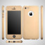 i-Paky ® Apple iPhone 5 / 5S / SE 360 Full Protection Metallic Finish 3-in-1 Ultra-thin Slim Front Case + Tempered + Back Cover