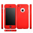 i-Paky ® Apple iPhone 5 / 5S / SE 360 Full Protection Metallic Finish 3-in-1 Ultra-thin Slim Front Case + Tempered + Back Cover