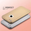 i-Paky ® Apple iPhone 5 / 5S / SE 360 Full Protection Metallic Finish 3-in-1 Ultra-thin Slim Front Case + Tempered + Back Cover