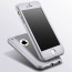 i-Paky ® Apple iPhone 5 / 5S / SE 360 Full Protection Metallic Finish 3-in-1 Ultra-thin Slim Front Case + Tempered + Back Cover