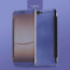 Vaku ® OPPO F1S Mate Smart Awakening Mirror Folio Metal Electroplated PC Flip Cover