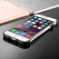 Vaku ® Apple iPhone 6 / 6S Carbon Fiber Finish Gel Grip Cover + Heat Air Holes Defender Case Back Cover