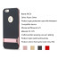 Rock ® Apple iPhone 6 / 6S Royle Case Ultra-thin Dual Metal + inbuilt Stand Soft / Silicon Case